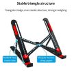 A9 Black Adjustable Height Portable Laptop Foldable Desktop Holder - 5