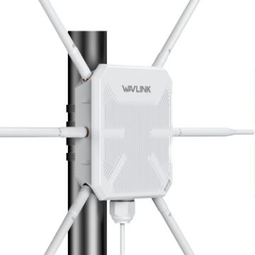WAVLINK WN588HX3 AX3000 Outdoor WiFi Extender, 6 Antennas, EU Plug - 1