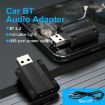 W15 Bluetooth 5.3 AUX Adapter USB Dongle Car Audio Transmitter Receiver - 2