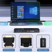 WAVLINK UG49DK1 13-in-1 USB-C Hub Dual Display Docking Station UK Plug - 7