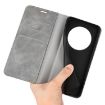 For Honor X9c Grey Retro-skin Magnetic Suction Leather Phone Case - 6