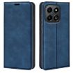 For Honor X6b Retro-skin Magnetic Leather Phone Case - Dark Blue - 1