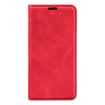 For Honor X6b Retro-skin Magnetic Suction Leather Case - Red - 2