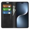 For Honor Magic7 5G Leather Phone Case - Retro-skin Magnetic Black - 4