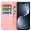 For Honor Magic7 Pro Pink Retro-skin Magnetic Leather Phone Case - 4