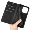 For Honor X8c Retro-skin Magnetic Leather Phone Case - Black - 6