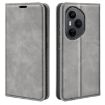 For Honor 400 Pro Grey Retro-skin Magnetic Leather Phone Case 160.8mm - 1