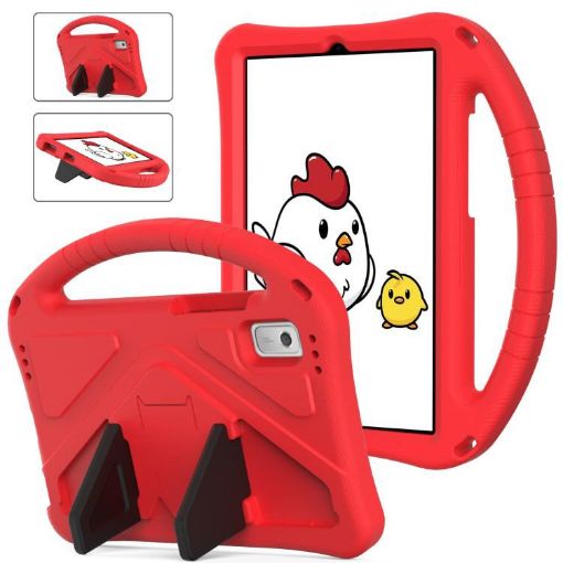 NEC Lavie Tab T9 9" 2024 Red EVA Shockproof Tablet Case with Holder - 1