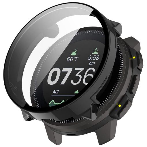 Suunto Vertical Tempered Film PC Watch Protective Case - Black - 1