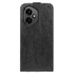 For Honor 400 Global R64 Black Leather Phone Case - Vertical Flip - 3