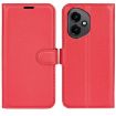 For Honor 400 Red Litchi Texture Leather Flip Phone Case with Holder - 1