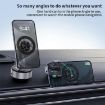 X91 360 Rotation Magnetic Phone Mount Holder for Car Dashboard (Tarnish) - 6