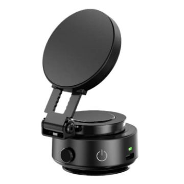 Extendable Electric Suction Magnetic Car Dashboard Phone Holder Stand - 1