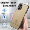 Redmi Turbo 4 Pro Khaki Twill Fabric Leather Skin Phone Case - 5