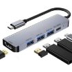 5-in-1 Type-C to HDMI Multiport Hub Adapter with 4K HDMI, USB 3.0, 100W PD - 1