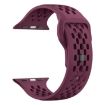 Apple Watch Mesh Reverse Buckle Silicone Band Wine Red 46/49/45/44mm - 3