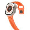Navy Blue Mesh Reverse Buckle Silicone Band for Apple Watch 42/41/40/38mm - 7
