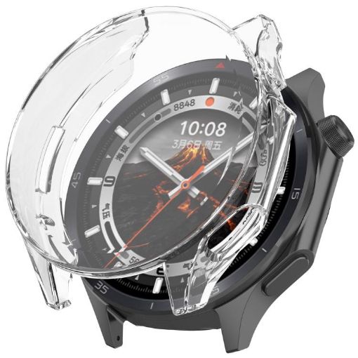OPPO Watch X2 Electroplated TPU Full Coverage Protective Case - Transparent - 1