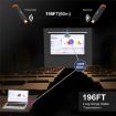 VRRIIS 093 Wireless HDMI Extender - HD Video Transmitter Receiver (Silver+Black) - 5