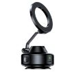 X98 Magnetic Vacuum Suction Phone Stand Holder for Desktop & Car (Black) - 1