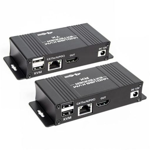 80m Cat6/5e HDMI KVM Extender with EU Plug - D5-1/D6-1 Network Cable - 1