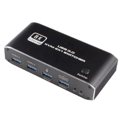 K4 Laptop Game Console 8K Ultra HD USB 3.0 KVM Switch HDMI 2.1 - 1