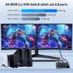 K4 Laptop Game Console 8K Ultra HD USB 3.0 KVM Switch HDMI 2.1 - 4