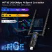 EDUP EP-AX1672 AX3000 USB 3.0 WiFi 6E Adapter 2.4/5/6GHz MT7621AU - 2