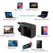 GaN PD 45W + QC3.0 USB Charger for MacBook UK Plug (Black) - 2