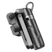 2 In 1 Magnetic Tripod Phone Holder & Selfie Stick with Keyring - Black - 2