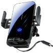 SD06 Wireless Charging Car Air Vent Mount - Anti Shake, Auto Clamping Stand - 1