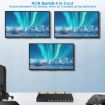 RCA AV Switcher 4 In 3 Out Composite Signal Splitter Box - EU Plug - 5