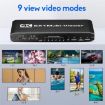 JQF2 4K Seamless Switcher 6x1 HDMI Multiviewer US Plug - 4