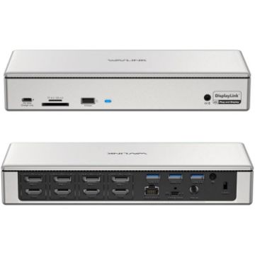 WAVLINK UG69PD12 DisplayLink Docking Station for Quad Monitors M1/M2/Mac/Win - 1