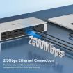 WAVLINK UG69PD12 DisplayLink Docking Station for Quad Monitors - AU Plug - 7