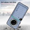 Huawei nova 14 Pro Khaki Carbon Fiber Leather Magsafe Card Case - 7
