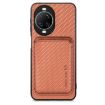 Huawei nova 14 Ultra Brown Carbon Fiber Leather Magsafe Phone Case - 1