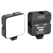 JMARY FM-59R Dimmable Mini Fill Light with 3 Cold Shoe Mounts - 1