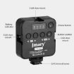 JMARY FM-59R Dimmable Mini Fill Light with 3 Cold Shoe Mounts - 3
