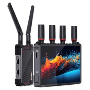 VRRIIS 083H Wireless HDMI Extender 400M Range 7" LCD AU Plug - 1