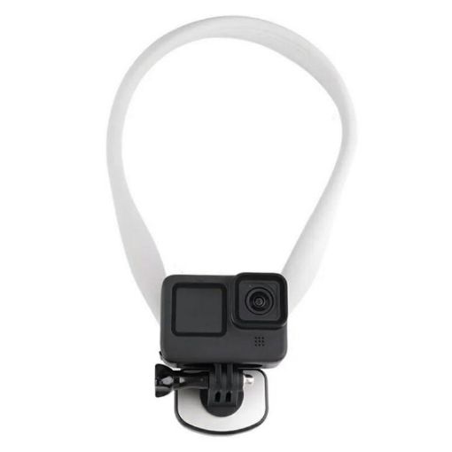Neck Strap Mount Silicone Metal Bracket for GoPro/Insta360/DJI Cameras - 1