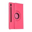 Samsung Galaxy Tab S10+/S9 FE+/S9+ 360 Leather Case Rose Red - 3