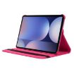 Samsung Galaxy Tab S10+/S9 FE+/S9+ 360 Leather Case Rose Red - 5
