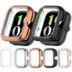 Vivo/iQOO Watch GT Diamond Half Coverage Protective Case Silver - 6