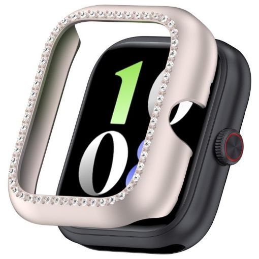Vivo/iQOO Watch GT Diamond Half Coverage PC Case - Frosted Starlight - 1