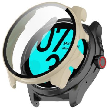 Ticwatch Pro 5 Enduro Ivory White Tempered Film PC Protective Case - 1