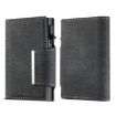 Suteni Black Denim Card Box with Buckle Button - Auto Pop Out Feature - 1