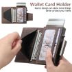 Suteni Brown Denim Buckle Button Card Box - Automatic Pop Out Feature - 5