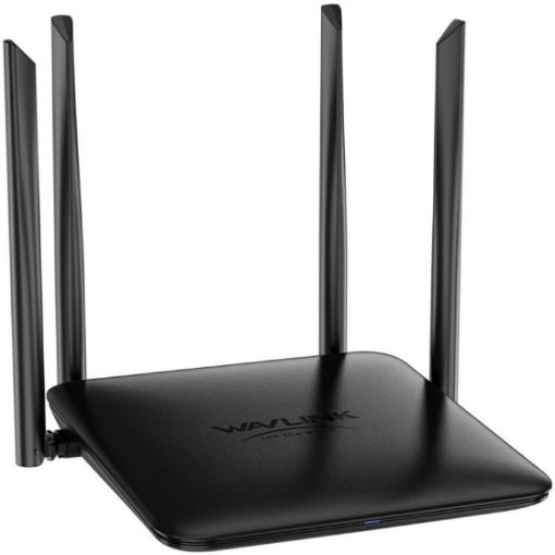 WAVLINK WN530HG4 AC1200 Dual Band MU-MIMO Router, EU Plug, Gigabit Ethernet - 1
