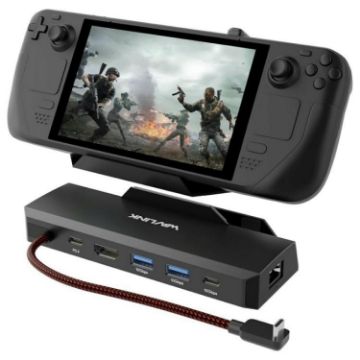 WAVLINK UHP3426 6-in-1 Docking Station for Steam Deck with 100W PD & RJ45 - 1